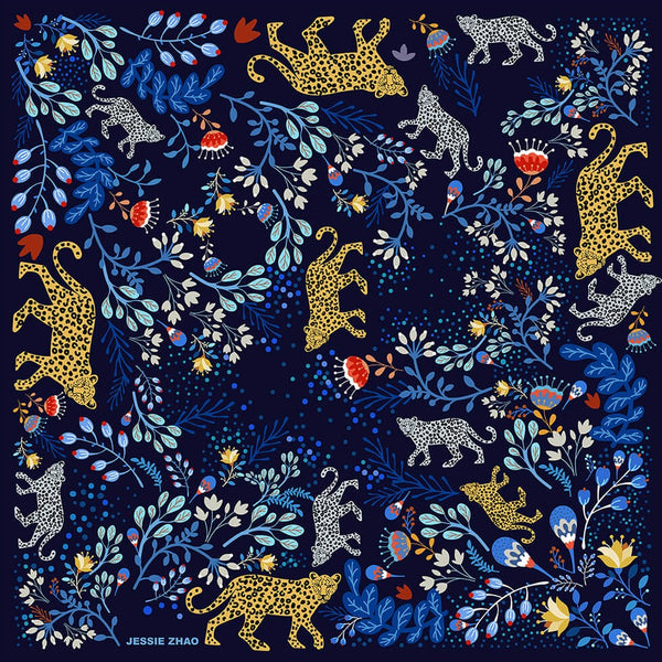 Amazon Rainforest Journey | Double Sided Silk Scarf